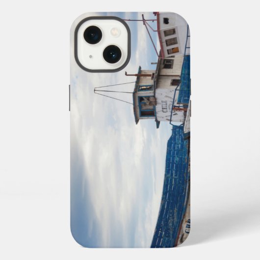 Etui iPhone 13 Bateaux de pêche (Verso)