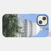 Etui iPhone 13 Bâtiment du Capitole depuis le parc Bartholdi (Verso Horizontal)