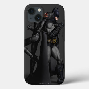 Etui iPhone 13 Batman Arkham City   Batman et Catwoman