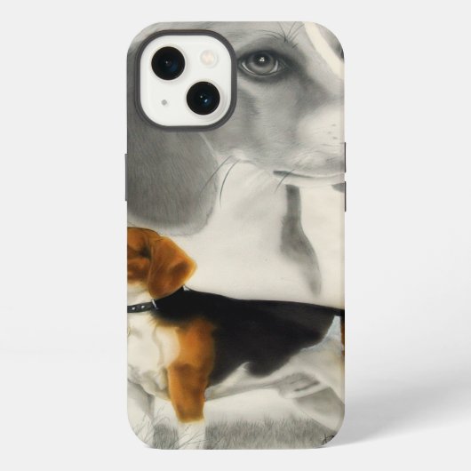 Etui iPhone 13 Beagle (Verso)