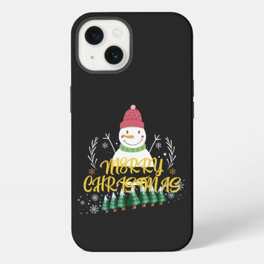 Etui iPhone 13 Beau design de Noël mignon (Verso)