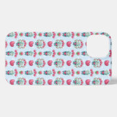 Etui iPhone 13 Beau Floral Mason Jar Hearts Motif (Verso Horizontal)