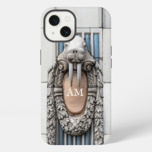 Etui iPhone 13 Beaux Arts Walrus Sculpture Monogramme personnalis