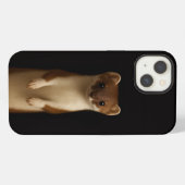 Etui iPhone 13 Belette élégante iPhone 13 Black 4 Luxe (Verso Horizontal)