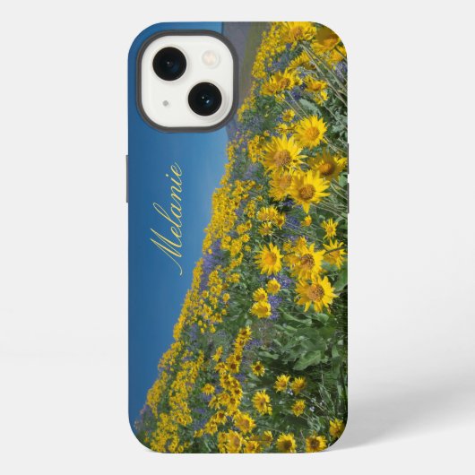 Etui iPhone 13 Belle Floraison de Balsamroot (Verso)