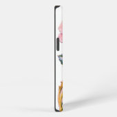 ETUI iPhone 13 BELLE ROSE MONOGRAMME ROSE (Côté droit)