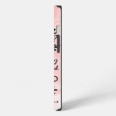 Etui iPhone 13 Bible Scripture Verse Joshua 1:19 Pink (Côté gauche)