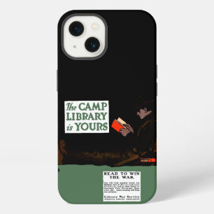 Etui iPhone 13 Bibliothèque de camp de la Première Guerre mondial