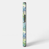 Etui iPhone 13 Bicyclette coque iphone bleu vert (Côté gauche)
