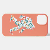 ETUI iPhone 13 BIGFOOT FLORAL (Verso Horizontal)