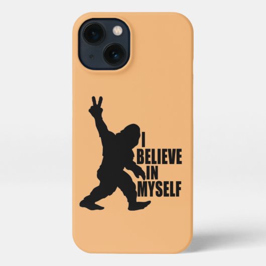 Etui iPhone 13 Bigfoot-Je crois en moi-même (Verso)