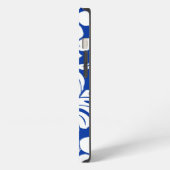 ETUI iPhone 13  BIKINI ROSE (BLEU ROYAL) (Côté gauche)