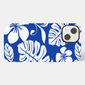 ETUI iPhone 13  BIKINI ROSE (BLEU ROYAL) (Verso Horizontal)