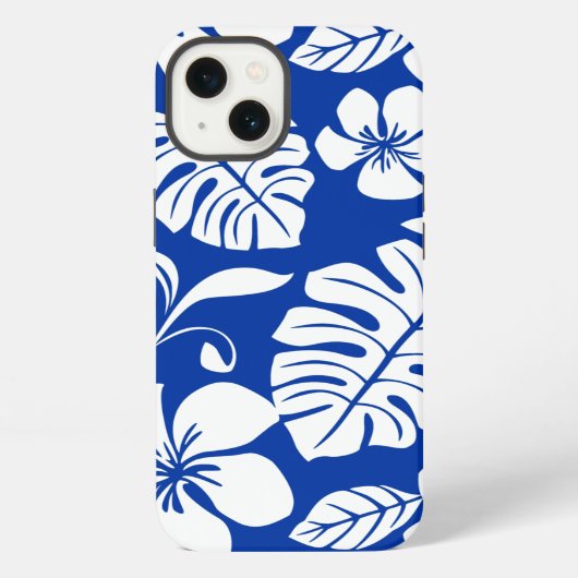 ETUI iPhone 13  BIKINI ROSE (BLEU ROYAL) (Verso)