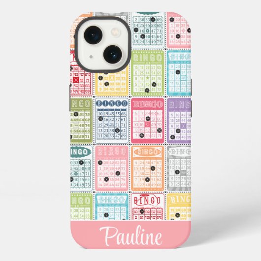 Etui iPhone 13 Bingo Rétro (Verso)