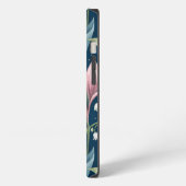 Etui iPhone 13 Birth Flower Botanical Design (Côté gauche)