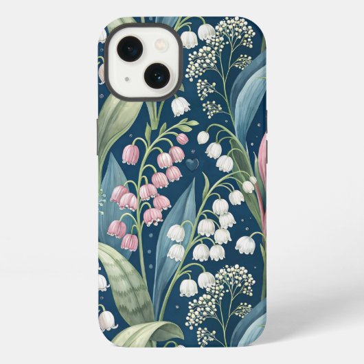 Etui iPhone 13 Birth Flower Botanical Design (Verso)