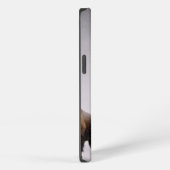 Etui iPhone 13 Bison en hiver (Côté droit)