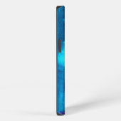 Etui iPhone 13 bleu abstrait (Côté droit)