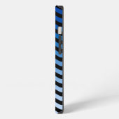 Etui iPhone 13 Bleu Gradient Grandes Vagues (Côté gauche)