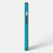 Etui iPhone 13 Bleu (Munsell) (couleur unie) (Côté gauche)