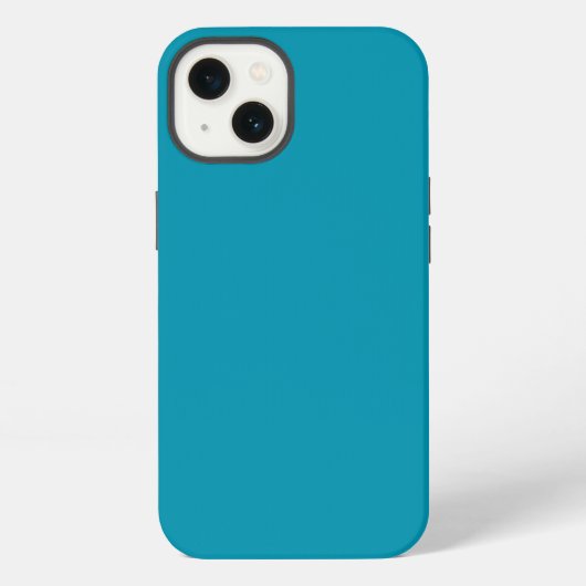Etui iPhone 13 Bleu (Munsell) (couleur unie) (Verso)