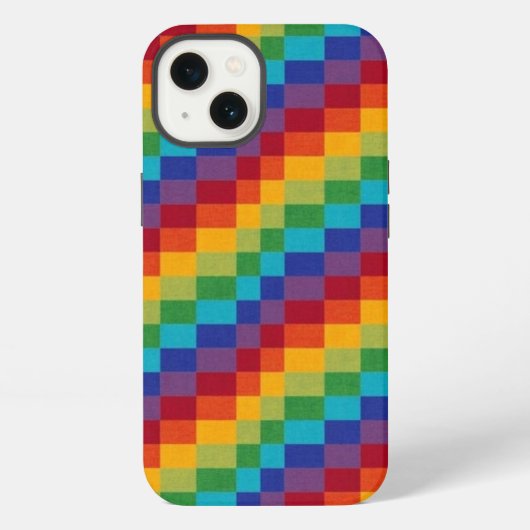 Etui iPhone 13 Blocs colorés (Verso)
