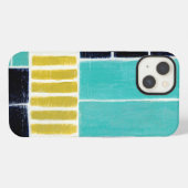 Etui iPhone 13 Blocs géométriques (Verso Horizontal)
