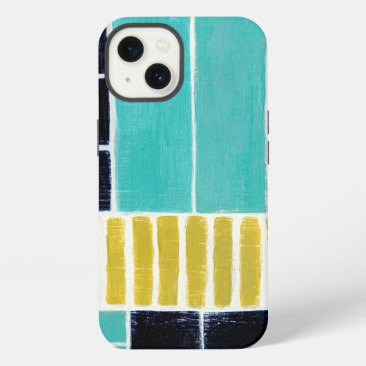Etui iPhone 13 Blocs géométriques (Verso)