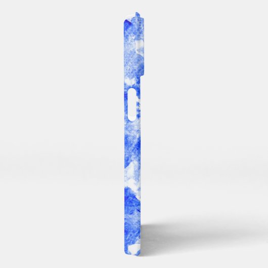 Etui iPhone 13 Blue and white i-Phone Case (Côté droit)