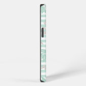 Etui iPhone 13 Blue Floral Minimalist (Côté droit)