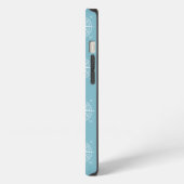 Etui iPhone 13 Blue Nautical Sailing Compass (Côté gauche)