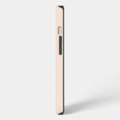 Etui iPhone 13 Blush Rose Tendances Monogramme Nom Script Féminin (Côté gauche)