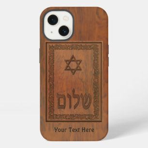 Etui iPhone 13 Bois sculpté Shalom
