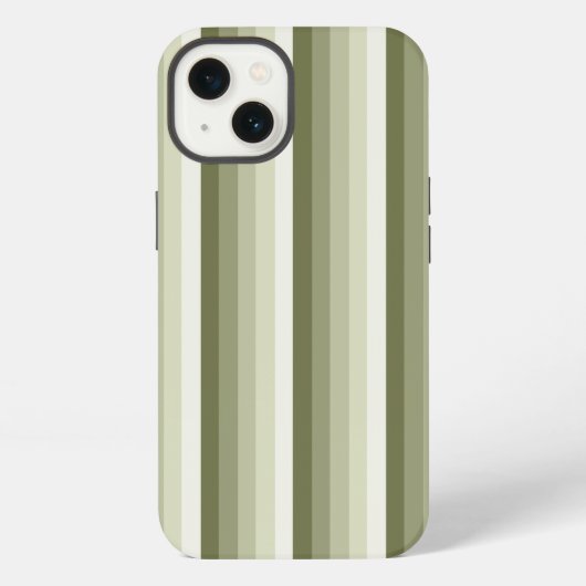 Etui iPhone 13 Boîtier Case-Mate iPhone à rayures d'ombre vert ol (Verso)