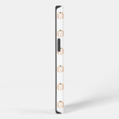 Etui iPhone 13 Boîtier citrouille blanche (Côté droit)