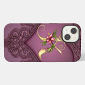 Etui iPhone 13 Boîtier d'air MONOGRAM K iPad (Verso Horizontal)
