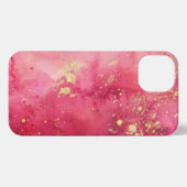 Etui iPhone 13 boîtier de téléphone à ceinture rose (Verso Horizontal)