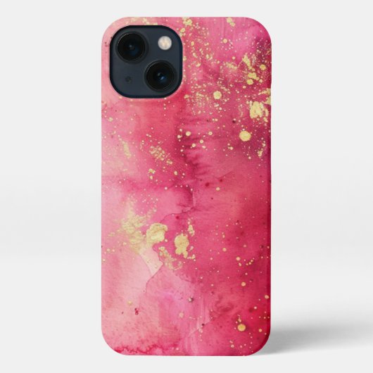 Etui iPhone 13 boîtier de téléphone à ceinture rose (Verso)