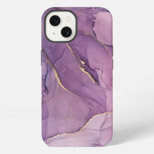 Etui iPhone 13 Boîtier iPhone abstrait Lilas Case-Mate (Verso)