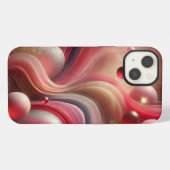 Etui iPhone 13 Boîtier iPhone Abstrait Rose (Verso Horizontal)