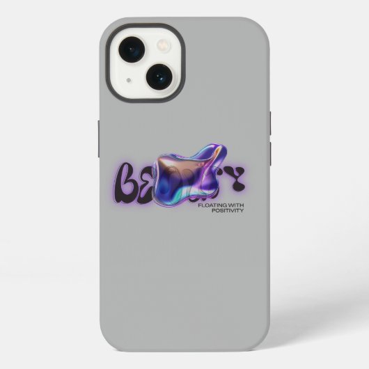 Etui iPhone 13 Boîtier iPhone Beauté - Gris (Verso)
