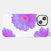 Etui iPhone 13 Boîtier iPhone Case-Mate à marguerite gerbera viol (Verso Horizontal)