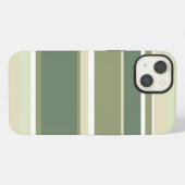 Etui iPhone 13 Boîtier iPhone Case-Mate à rayures vert olive (Verso Horizontal)