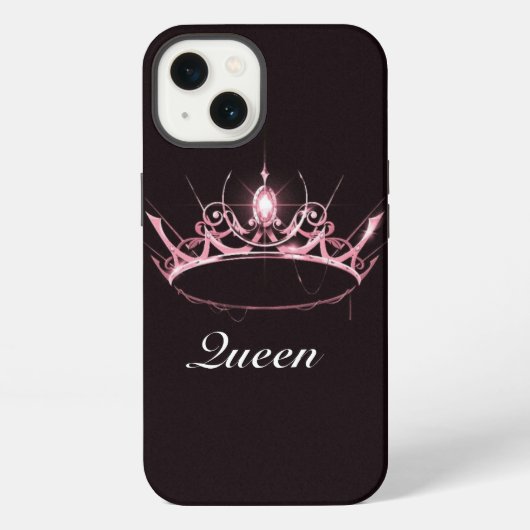 Etui iPhone 13 Boîtier iPhone Case-Mate couronne rose (Verso)