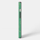 Etui iPhone 13 Boîtier iPhone Case-Mate Glitter Cherry Green (Côté gauche)