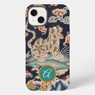 Etui iPhone 13 Boîtier iPhone / iPad INITIALE PERSONNALISÉE TIGRE