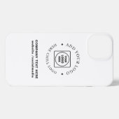 Etui iPhone 13 Boîtier iPhone Kraft Style avec logo d'entreprise  (Verso Horizontal)