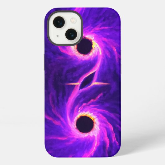 Etui iPhone 13 Boîtier iPhone trous noirs (Verso)