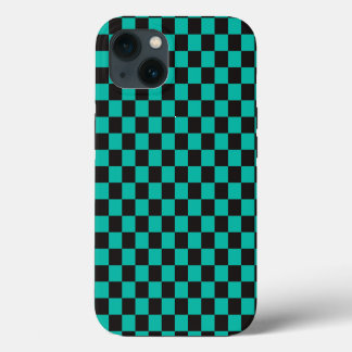 Etui iPhone 13 Boîtier téléphonique À damiers Anime